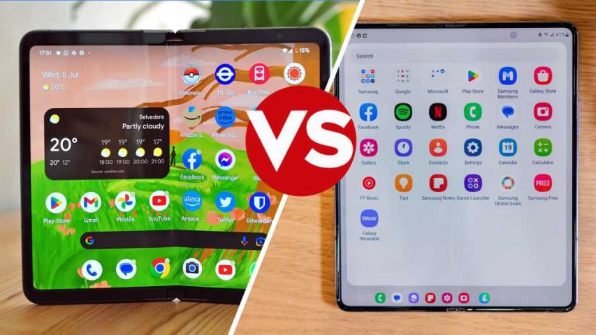“Who is the strongest in foldable smartphones?”  Google Pixel Fold vs.  Samsung Galaxy Z Fold 5