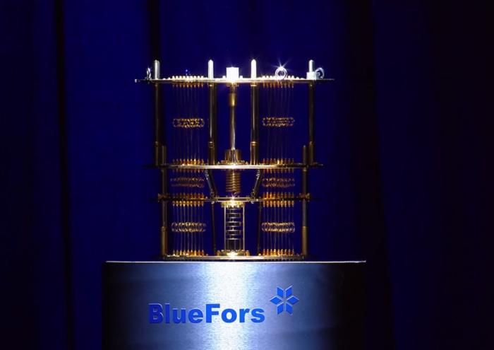양자 칩 냉각에 사용되는 블루포스 크리오제닉 냉각 시스템
