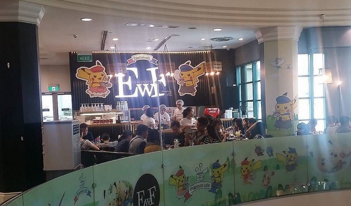 포켓몬 고 제작업체와 제휴한 싱가포르의 한 카페