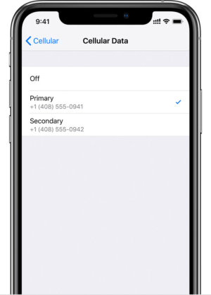 iOS 12 아이폰의 듀얼 SIM 설정 